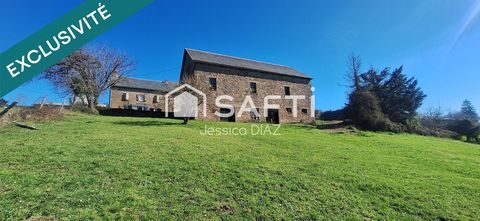   Corps de ferme � 3,4 ha � Vue vall�e � Maison + 600 m� d�pendances Maison - 6 pi�ce(s) - 126 m�