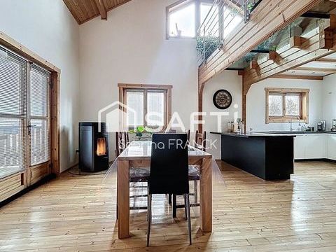   Maison individuelle en ossature bois 150m2 - Terrain 17 ares - Piscine Maison - 6 pi�ce(s) - 150 m�