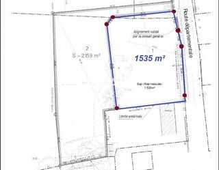  Terrain � vendre 1535 m�