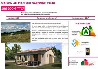  Terrain � vendre 841 m�
