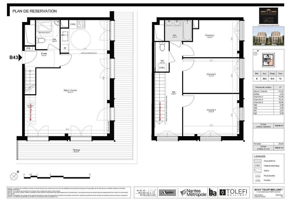 � vendre  Appartement Nantes (44000)