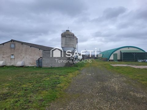 Ancienne exploitation agricole (lapin), 2 b&acirc;timents sur la propri&eacute;t&eacute;. 56000 86200 Loudun