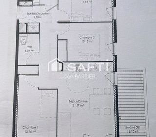  Appartement � vendre 4 pi�ces 73 m�