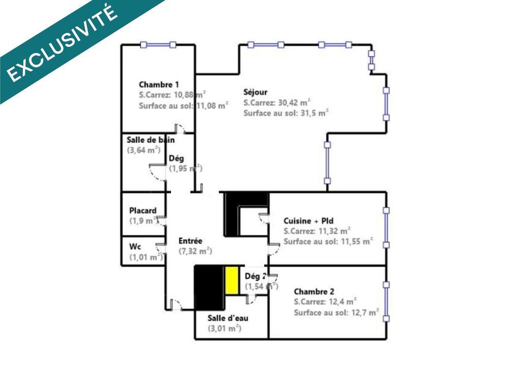 � vendre  Appartement Paris 15