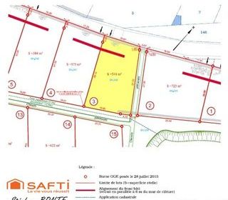  Terrain � vendre 541 m�