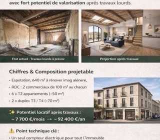  Immeuble � vendre 600 m�