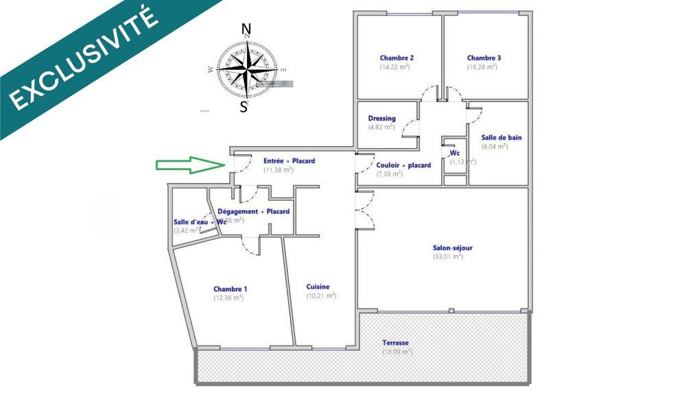 � vendre  Appartement Paris 15