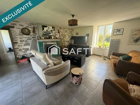   MAGNIFIQUE LONGERE DE 124 M2 ENVIRON + SECONDE PARTIE DE 110 M2 A FINIR DE RENOVER Maison - 4 pi�ce(s) - 124 m�