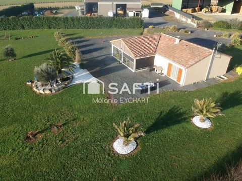   Maison plain-pied + grand hangar sur terrain de 19 000 m� Maison - 4 pi�ce(s) - 140 m�