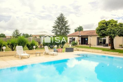   Maison plain-pied 5 pi�ces + piscine chauff�e Maison - 6 pi�ce(s) - 130 m�
