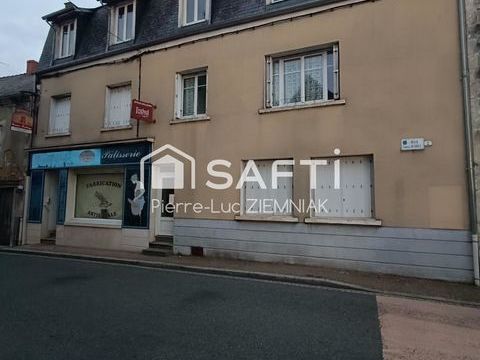 Murs commerciaux + habitation � 210 m&sup2; 156500 53170 Villiers-charlemagne