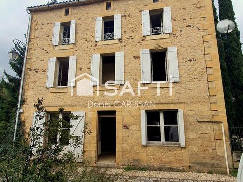   Maison de bourg en pierre, 5 pi�ces. Maison - 5 pi�ce(s) - 119 m�