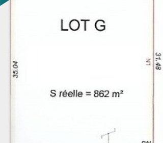  Terrain � vendre 862 m�