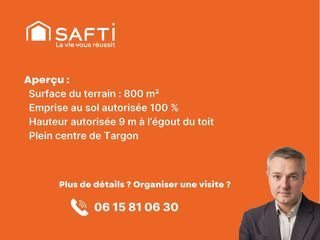  Terrain � vendre 800 m�