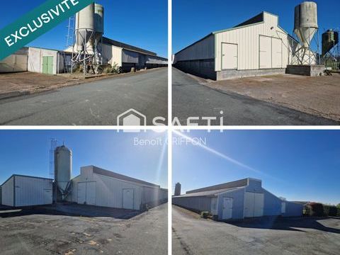 Ensemble agricole sur 9 ha cl&ocirc;tur&eacute;s 372500 44190 Boussay