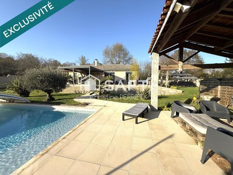   Maison Plain pied � Cadre privil�gi� avec piscine , garage Maison - 4 pi�ce(s) - 107 m�