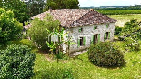   Ferme en pierre 239m� vue sur le ch�teau de Duras Maison - 8 pi�ce(s) - 239 m�