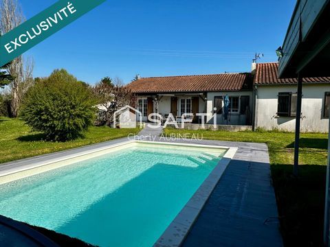   � vendre Maison de plain-pied avec piscine et grand terrain Maison - 7 pi�ce(s) - 140 m�