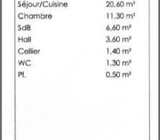  Appartement � vendre 2 pi�ces 45 m�