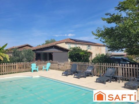   Maison pierre 430m2, Gites et chambres d'hotes avec piscine. Maison - 15 + pi�ce(s) - 430 m�