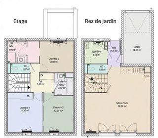  Maison � vendre 4 pi�ces 99 m�