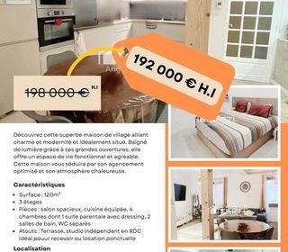  Maison � vendre 5 pi�ces 120 m�