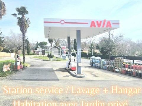 MUR/FOND DE COMMERCERCE STATION SERVICE ET MAISON 449999 32250 Montreal