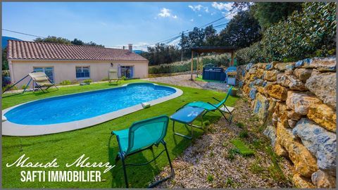   Villa plain-pied de 90 m2 - 3 chambres - piscine - terrain de 700 m2 - en parfait �tat - quartier tr�s calme Maison - 4 pi�ce(s) - 90 m�