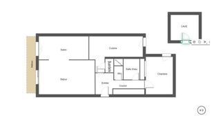  Appartement � vendre 3 pi�ces 66 m�