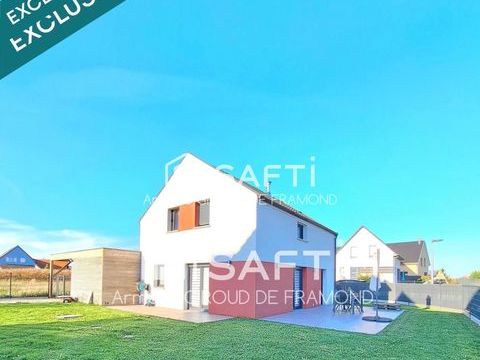   � Hirtzfelden (68740), maison r�cente de 2017, 110 m2 , 5 pi�ces avec d'un c�t�, vue d�gag�e sur les champs environnants. Maison - 5 pi�ce(s) - 110 m�