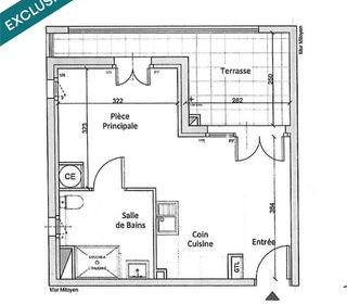  Appartement � vendre 1 pi�ce 29 m�