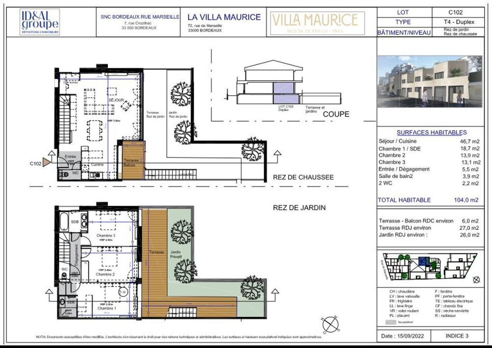 � vendre  Appartement Bordeaux (33000)