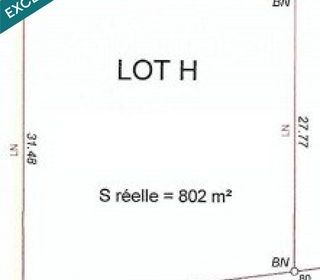  Terrain � vendre 802 m�