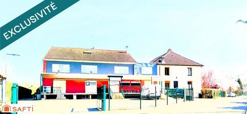 Vaste local commercial comprenant en partie sup&eacute;rieure 2 beaux appartements en duplex, piscine et garage 718000 88500 Mirecourt