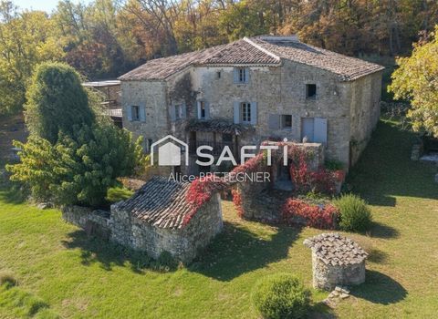   Domaine  � Ancienne ferme en pierre r�nov�e avec soin et pens� pour le confort du quotidien. L'installation moderne est assur� p Maison - 10 pi�ce(s) - 280 m�