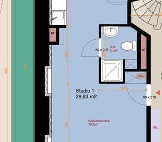  Appartement � vendre 1 pi�ce 30 m�