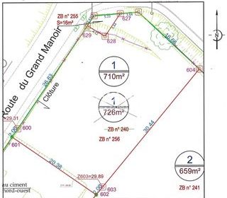  Terrain � vendre 710 m�