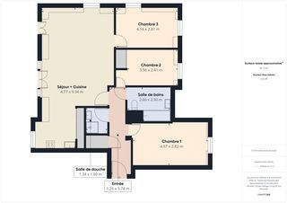  Appartement � vendre 4 pi�ces 86 m�