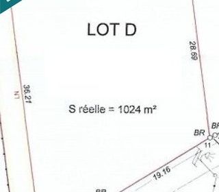  Terrain � vendre 1024 m�