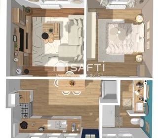  Appartement � vendre 2 pi�ces 46 m�