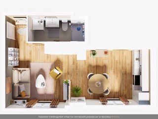  Appartement � vendre 1 pi�ce 31 m�