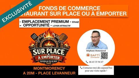 EMPLACEMENT PREMIUM - CENTRE-VILLE 169900 95160 Montmorency