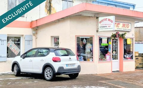 Fonds de commerce et son droit au bail d'une belle boutique de pr&ecirc;t-&agrave;-porter hommes, femmes et accessoires de mode 58000 88150 Thaon les vosges