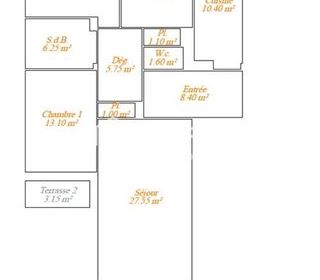  Appartement � vendre 4 pi�ces 98 m�