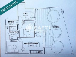  Appartement � vendre 3 pi�ces 64 m�