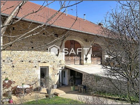   Ferme mitoyenne pleine de charme sur beau terrain Maison - 5 pi�ce(s) - 158 m�