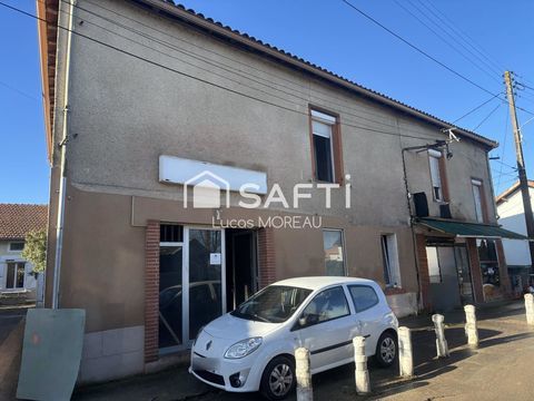 Immeuble de rapport de 2 locaux et un plateau R+1 199000 82000 Montauban
