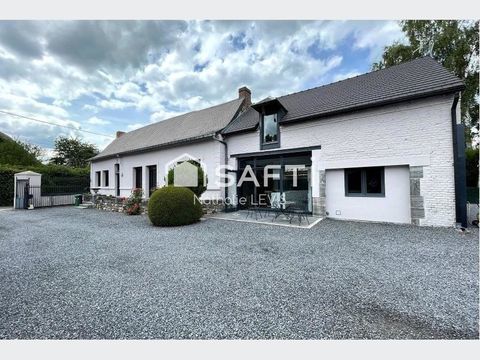   R�novation contemporaine pour cette fermette avec hangar dans un village r�put� proche des axes routiers Maison - 6 pi�ce(s) - 223 m�