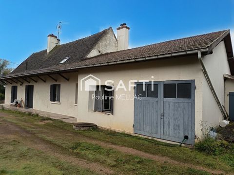   Aux amoureux du calme de la campagne , cette maison  individuelle avec son terrain de plus de 3000 m2 vous s�duira . Id�ale pour Maison - 8 pi�ce(s) - 115 m�
