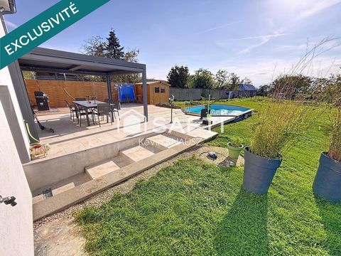   � vendre � Maison familiale r�nov�e avec piscine, balcon et d�pendance � Sainte-Barbe (57640) Maison - 8 pi�ce(s) - 175 m�